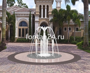Пешеходный фонтанный комплект "Гармония" ø=3 м Пешеходный фонтанный комплект "Гармония" ø=3 м