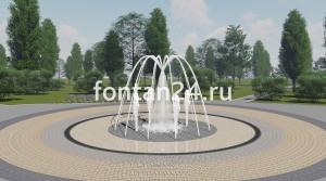 Фонтан для города "Гармония" ø=3 м