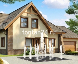 Пешеходный фонтанный комплект "Суперкуб" 3x3 м Пешеходный фонтанный комплект "Суперкуб" 3x3 м