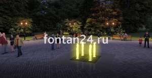 Пешеходный фонтанный комплект "Кубик-Рубик малый" 2x2 м Пешеходный фонтанный комплект "Кубик-Рубик малый" 2x2 м