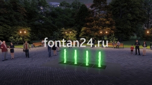 Пешеходный фонтанный комплект "Вектор" 4x1 м Пешеходный фонтанный комплект "Вектор" 4x1 м