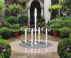 Пешеходный фонтанный комплект "Ария" ø=3 м Пешеходный фонтанный комплект "Ария" ø=3 м