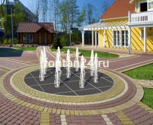 Пешеходный фонтанный комплект "Колесо Фортуны" ø=4 м Пешеходный фонтанный комплект "Колесо Фортуны" ø=4 м